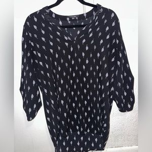 Black & White Blouse
